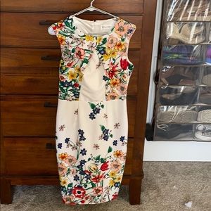 Floral work dress
